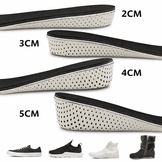 Unsichtbare Höhen-Einlegesohlen – 2–5 cm mehr Höhe, weich & komfortabel